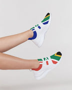 South Africa Flag Women's Two-Tone Sneaker - Conscious Apparel Store