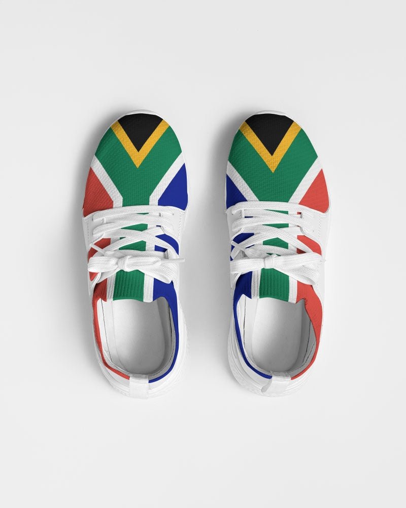 South Africa Flag Women's Two-Tone Sneaker - Conscious Apparel Store