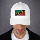 St Kitts & Nevis Flag Ball Cap - Conscious Apparel Store