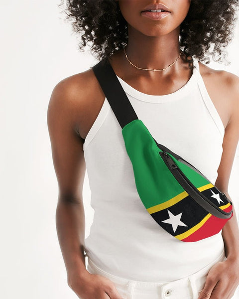 St Kitts & Nevis Flag Crossbody Sling Bag - Conscious Apparel Store