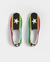 St Kitts & Nevis Flag Men's Slip-On Canvas Shoe - Conscious Apparel Store