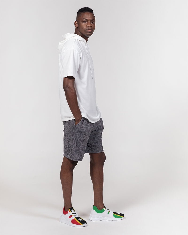 St Kitts & Nevis Flag Men's Two-Tone Sneaker - Conscious Apparel Store