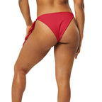 St Kitts & Nevis Flag string bikini bottom - Conscious Apparel Store