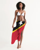St Kitts & Nevis Flag Swim Cover Up - Conscious Apparel Store