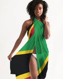 St Kitts & Nevis Flag Swim Cover Up - Conscious Apparel Store