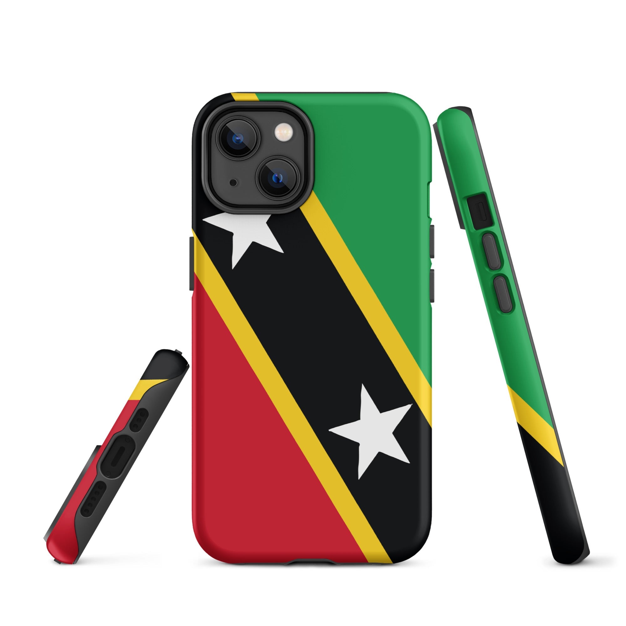 St Kitts & Nevis Flag Tough Cellphone Case for iPhone® - Conscious Apparel Store