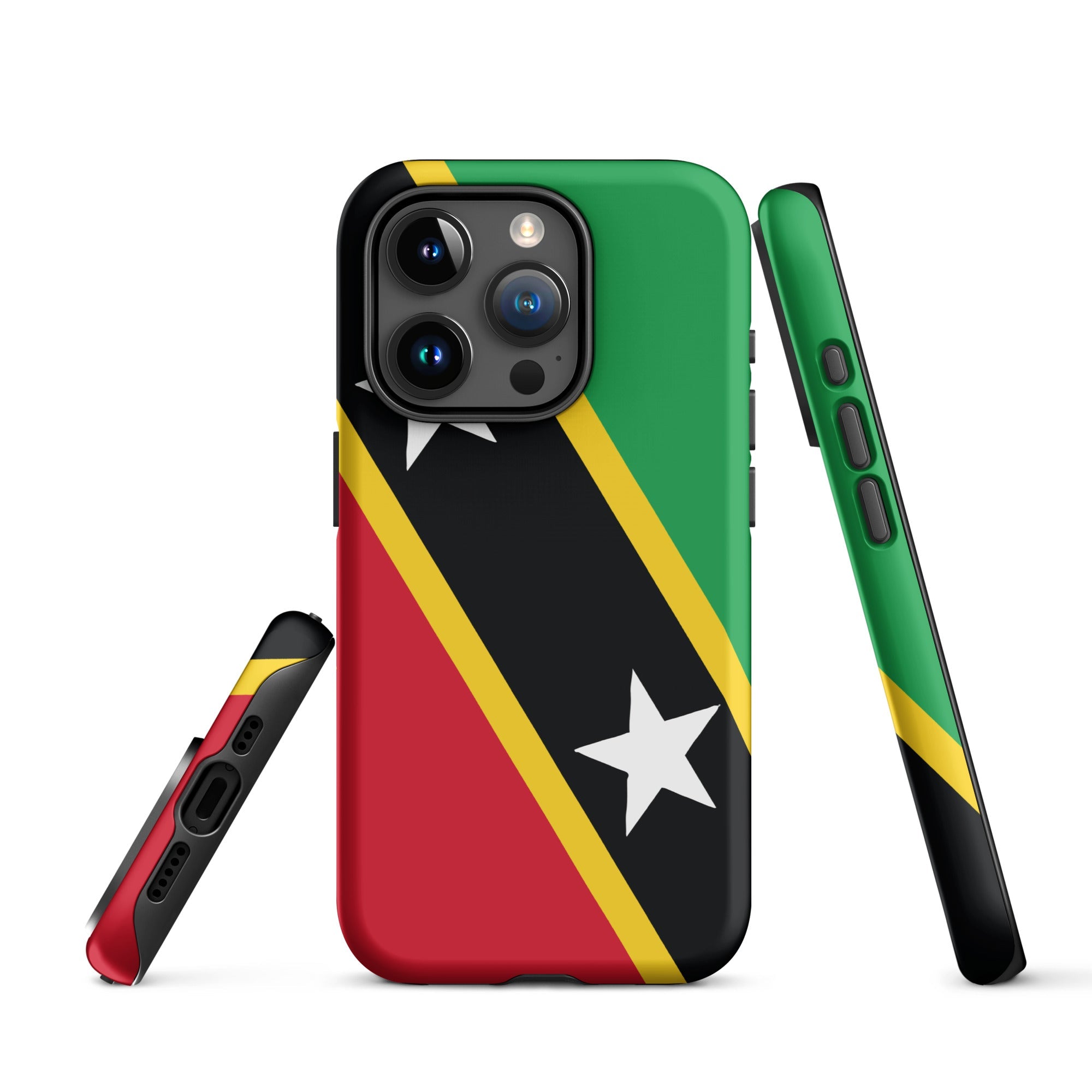 St Kitts & Nevis Flag Tough Cellphone Case for iPhone® - Conscious Apparel Store