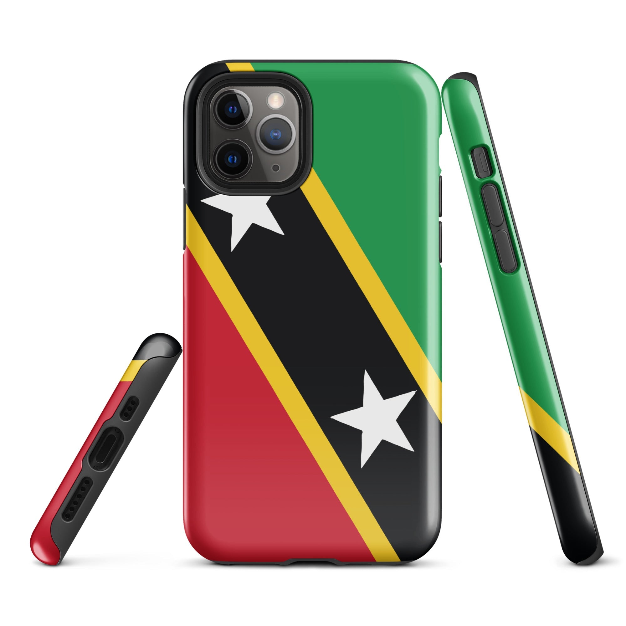 St Kitts & Nevis Flag Tough Cellphone Case for iPhone® - Conscious Apparel Store