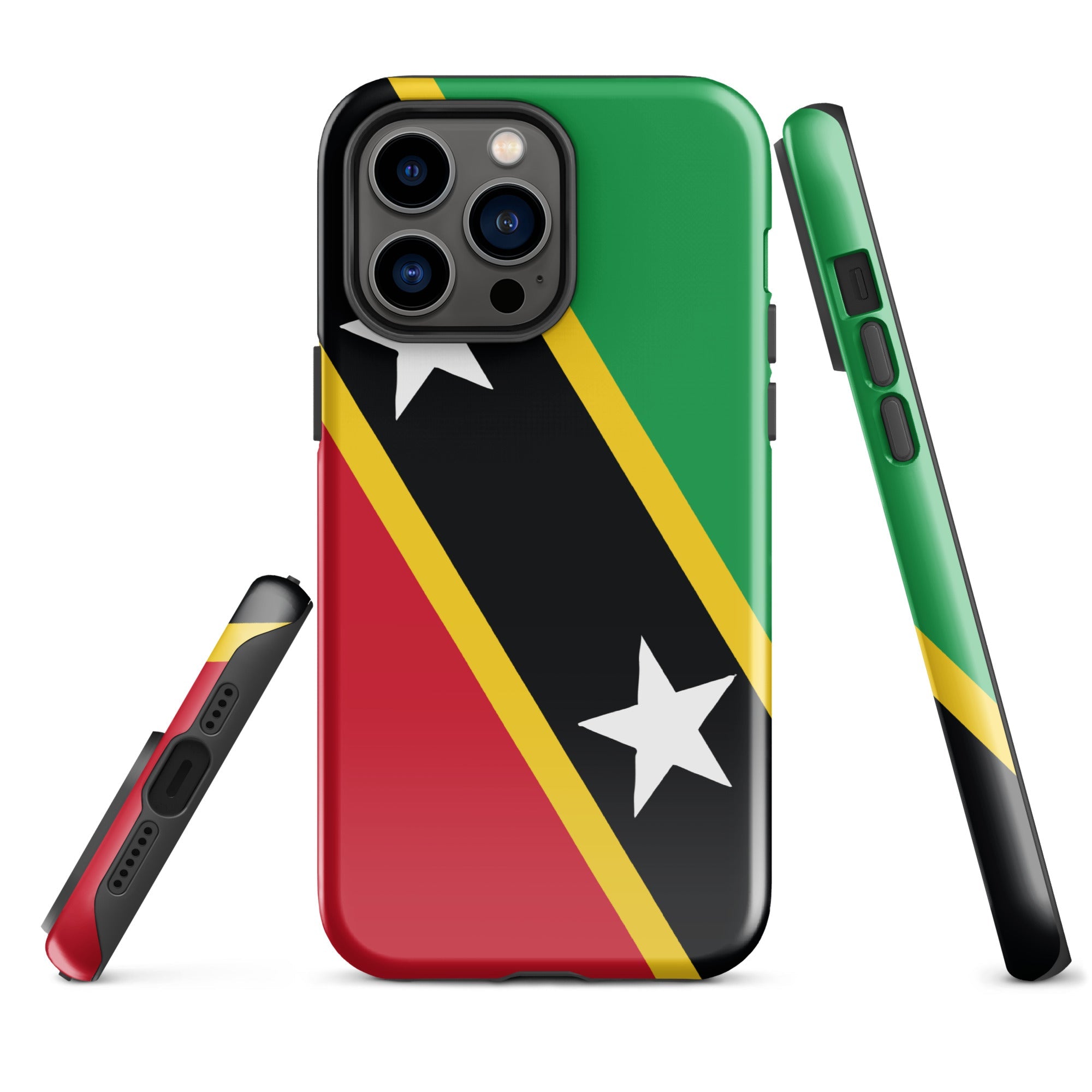 St Kitts & Nevis Flag Tough Cellphone Case for iPhone® - Conscious Apparel Store
