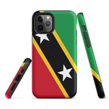 St Kitts & Nevis Flag Tough Cellphone Case for iPhone® - Conscious Apparel Store