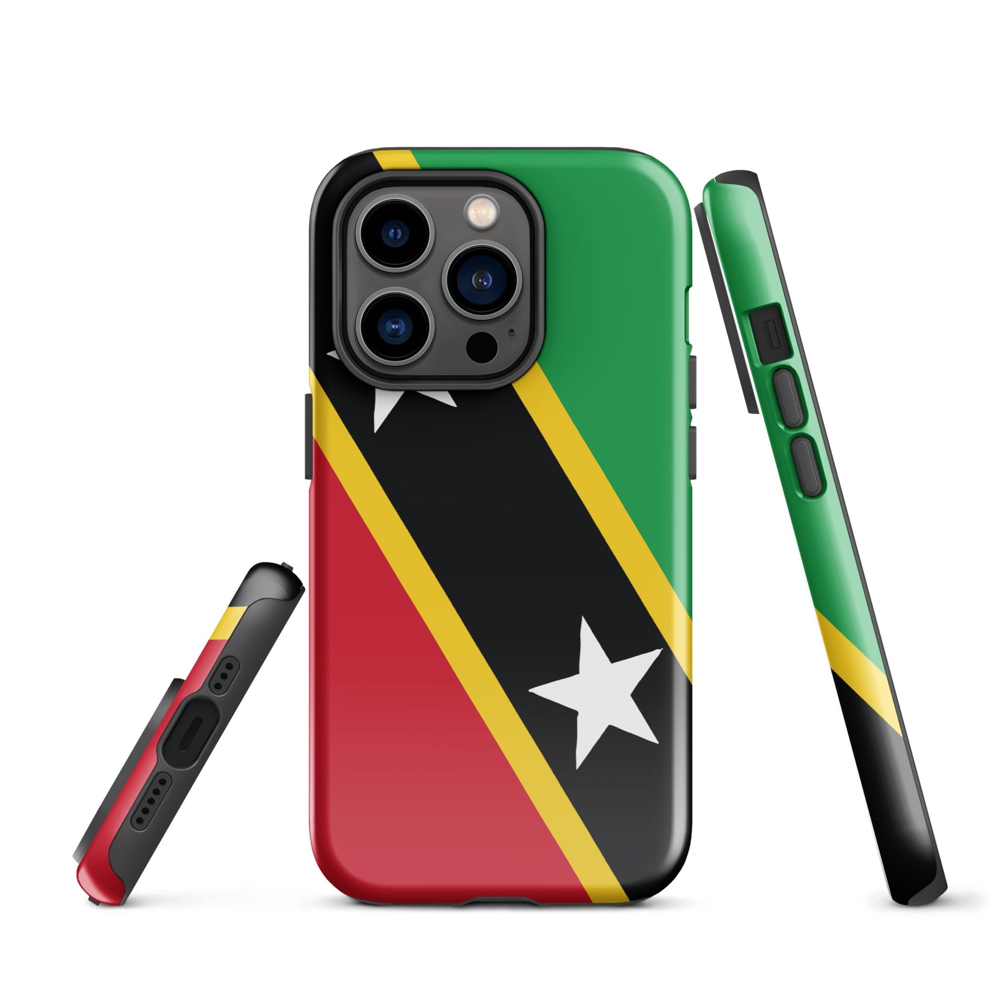 St Kitts & Nevis Flag Tough Cellphone Case for iPhone® - Conscious Apparel Store