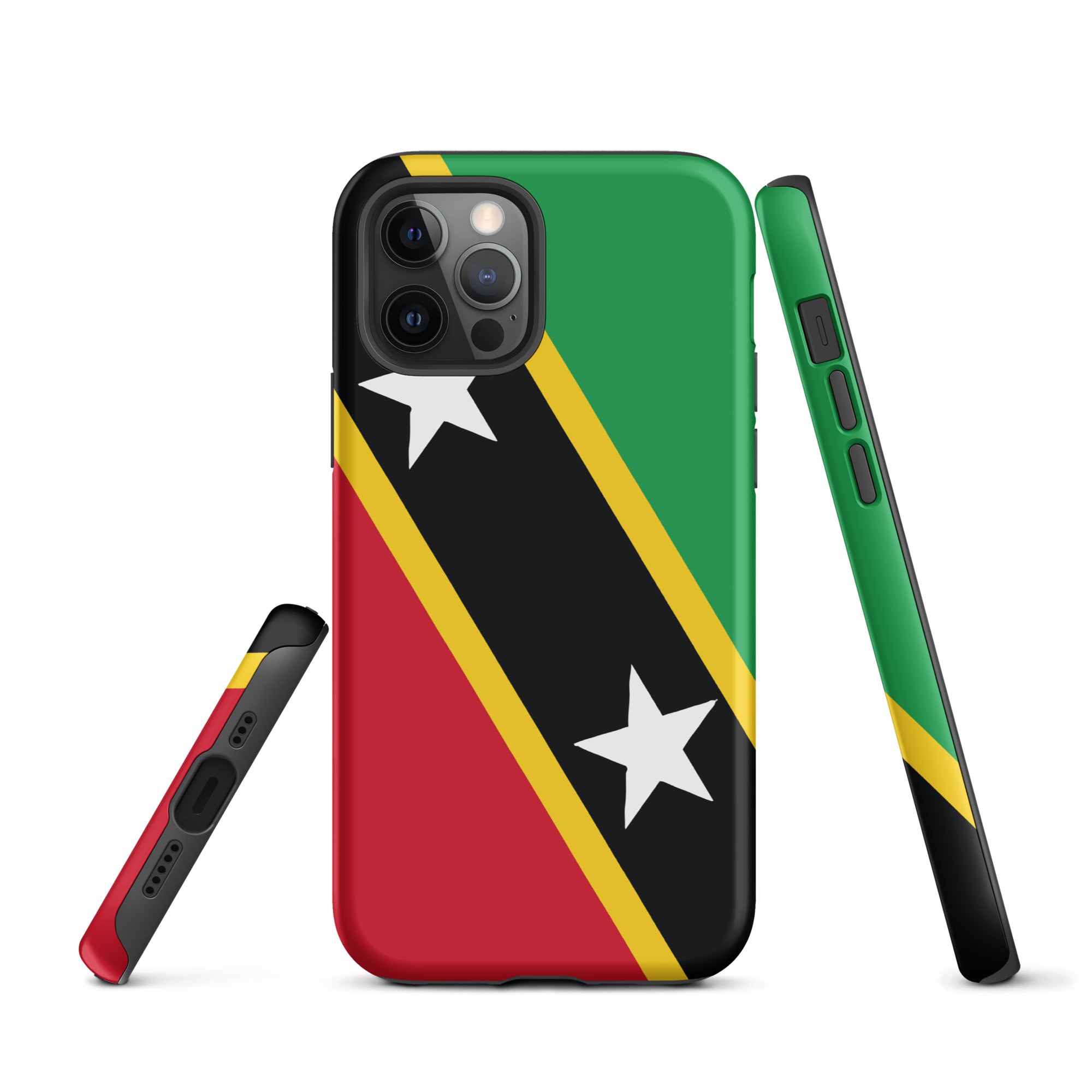 St Kitts & Nevis Flag Tough Cellphone Case for iPhone® - Conscious Apparel Store