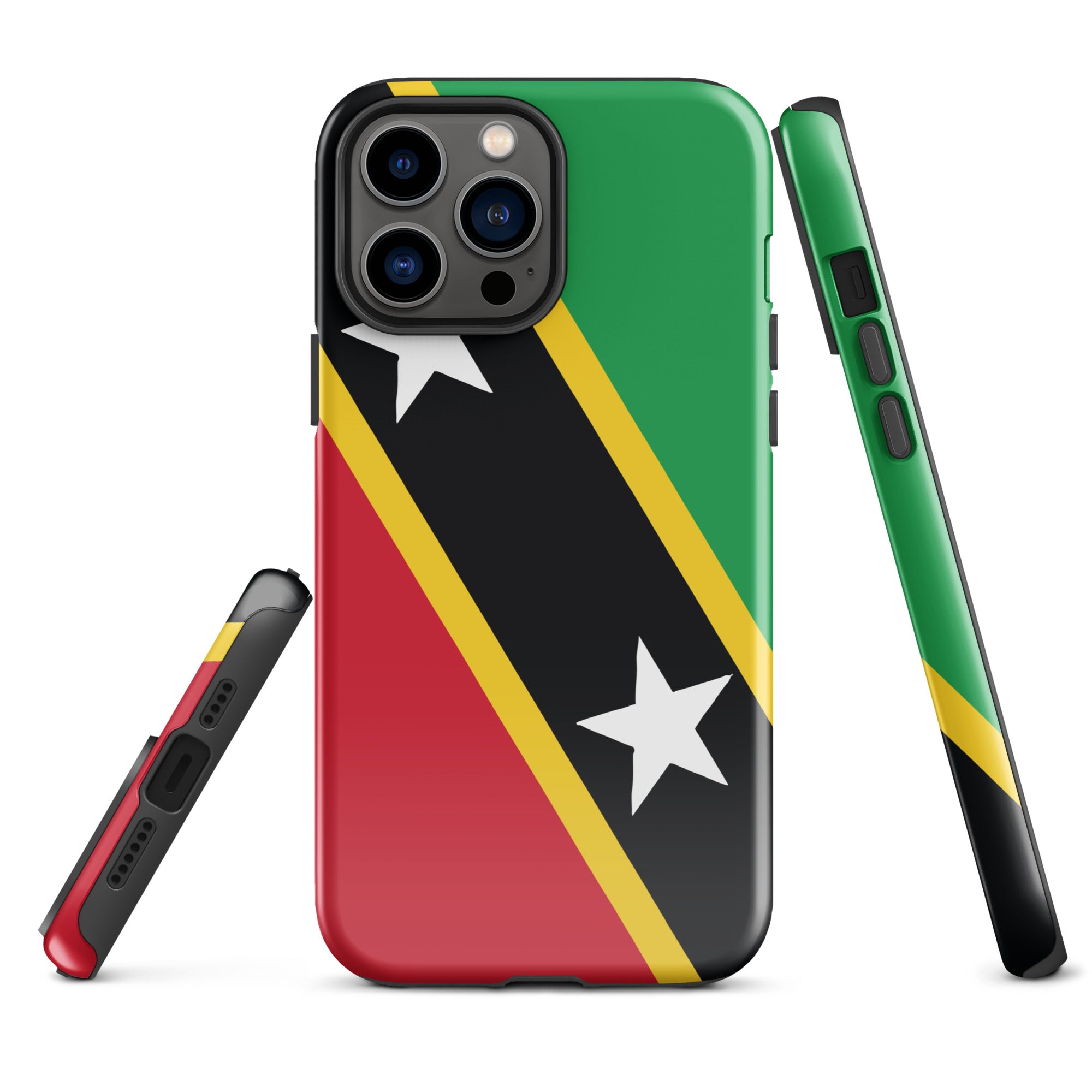 St Kitts & Nevis Flag Tough Cellphone Case for iPhone® - Conscious Apparel Store