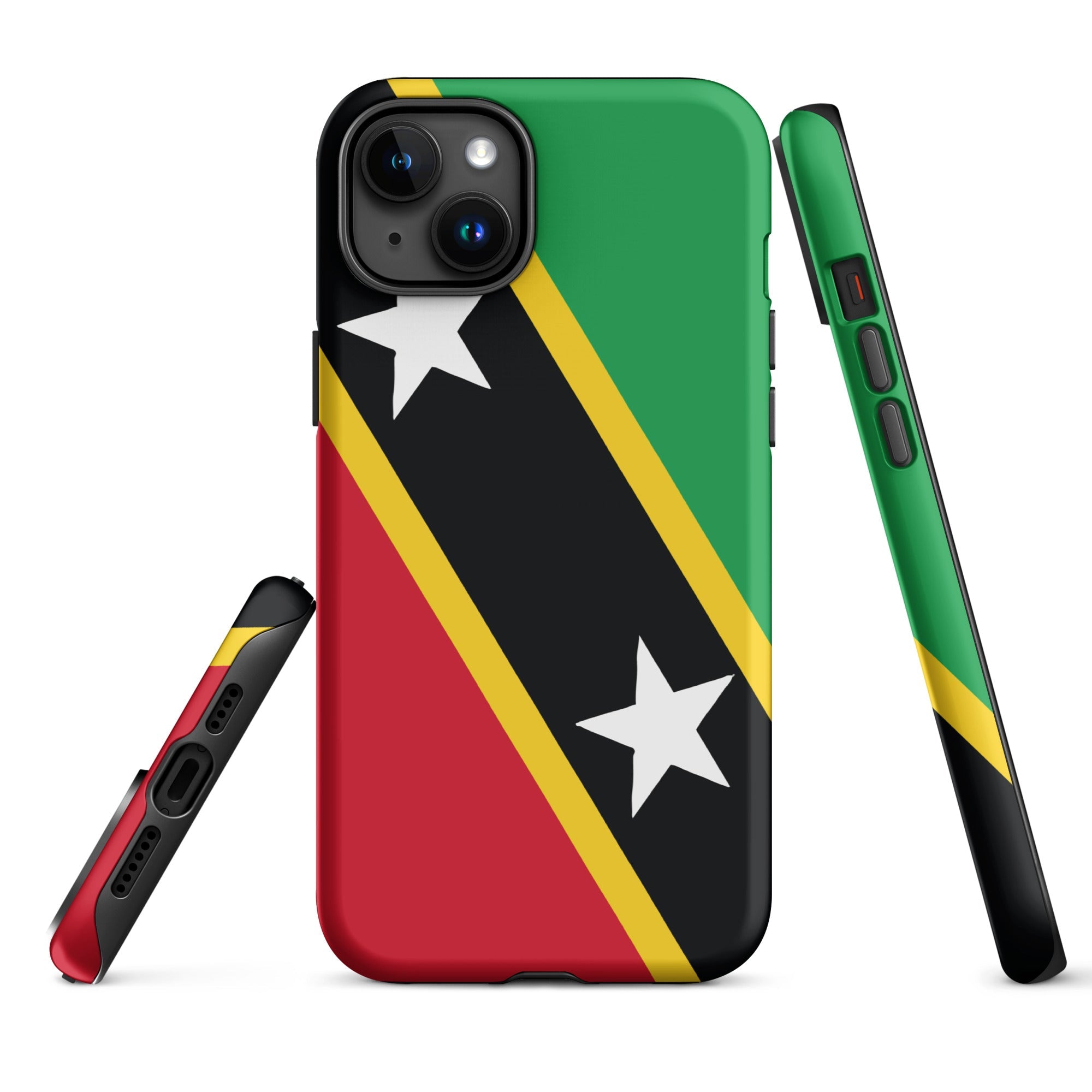 St Kitts & Nevis Flag Tough Cellphone Case for iPhone® - Conscious Apparel Store