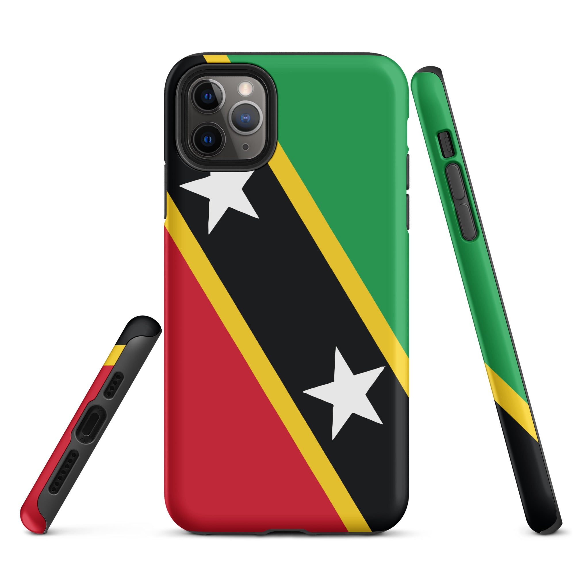 St Kitts & Nevis Flag Tough Cellphone Case for iPhone® - Conscious Apparel Store
