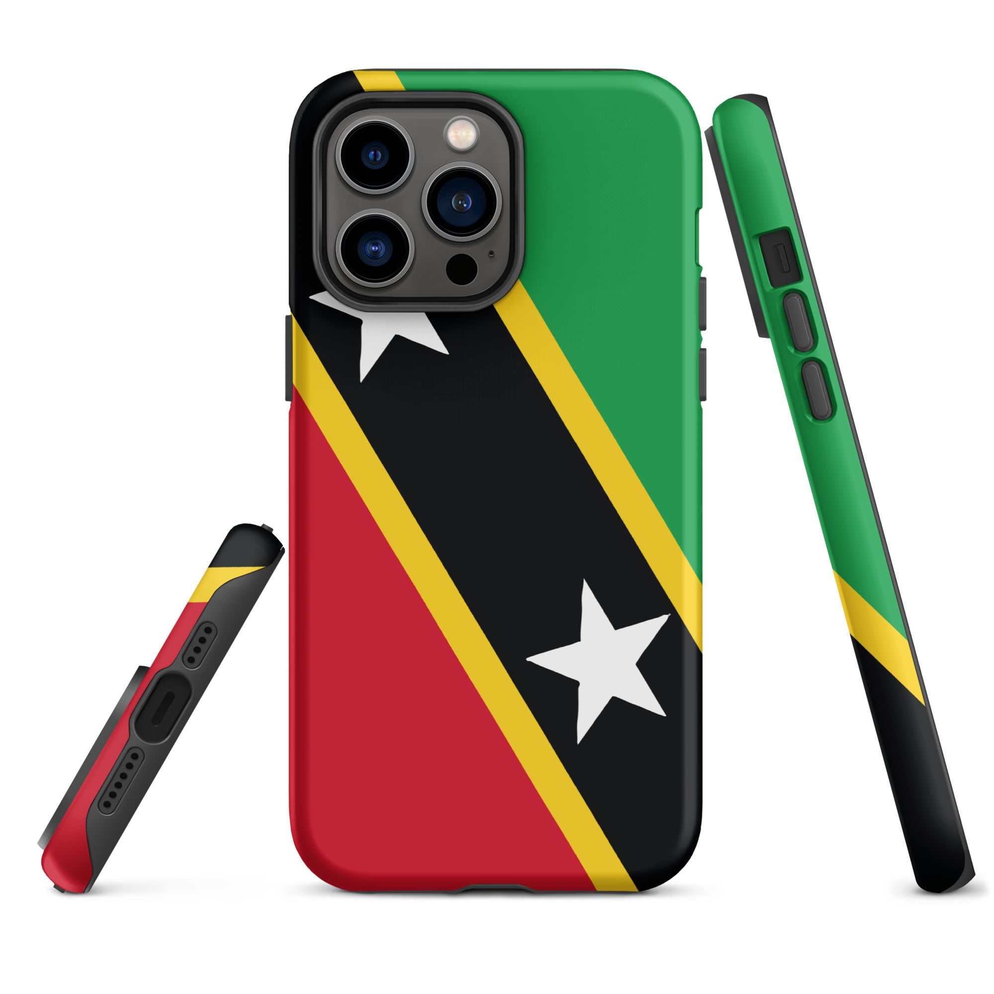 St Kitts & Nevis Flag Tough Cellphone Case for iPhone® - Conscious Apparel Store