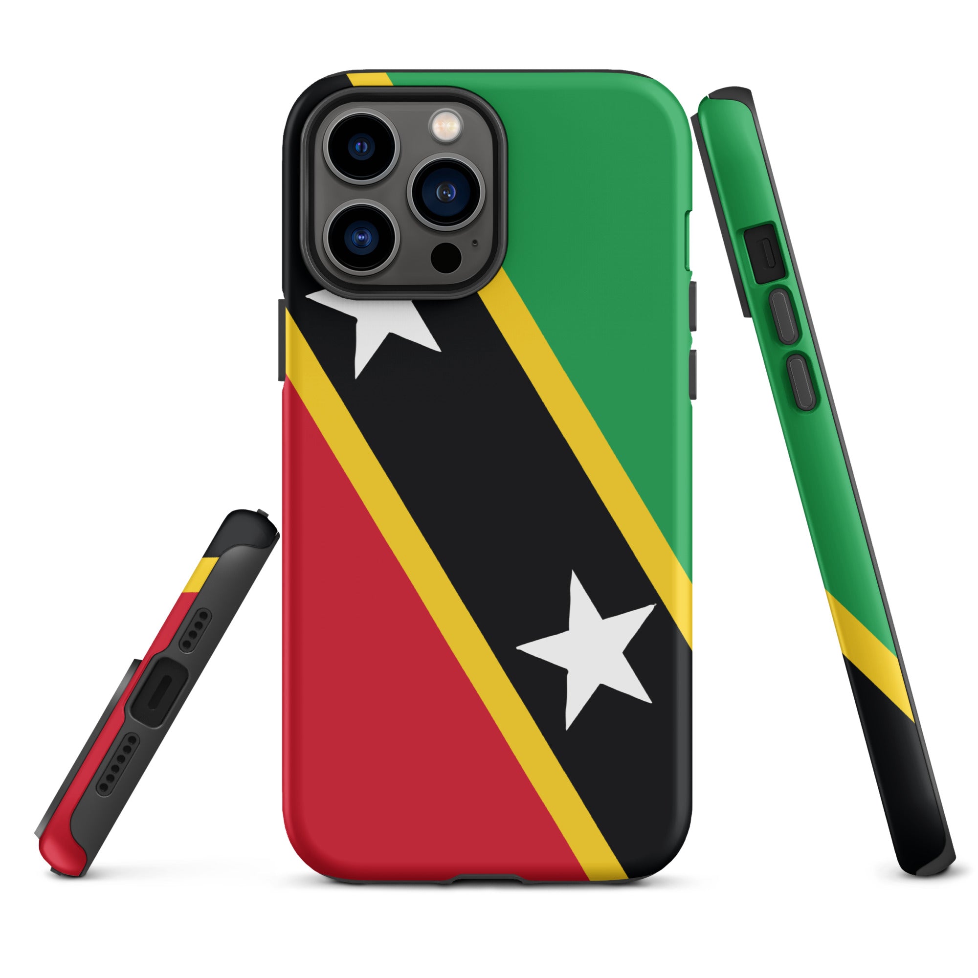 St Kitts & Nevis Flag Tough Cellphone Case for iPhone® - Conscious Apparel Store