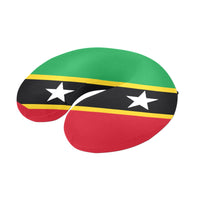 St Kitts & Nevis Flag U-Shape Travel Pillow - Conscious Apparel Store