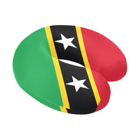 St Kitts & Nevis Flag U-Shape Travel Pillow - Conscious Apparel Store