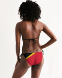 St Kitts & Nevis Flag Women's Triangle String Bikini - Conscious Apparel Store