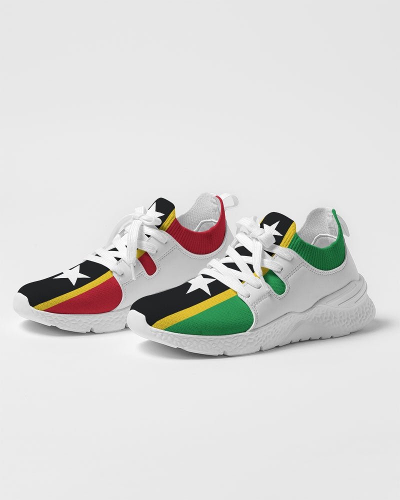 St Kitts & Nevis Flag Women's Two-Tone Sneaker - Conscious Apparel Store