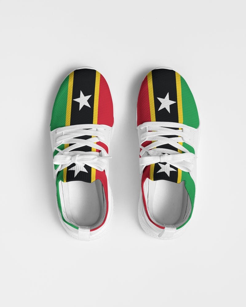 St Kitts & Nevis Flag Women's Two-Tone Sneaker - Conscious Apparel Store