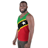 St Kitts & Nevis Unisex Tank Top - Conscious Apparel Store