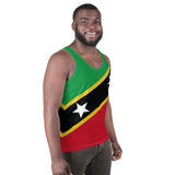 St Kitts & Nevis Unisex Tank Top - Conscious Apparel Store