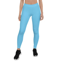 St Lucia Blue Leggings - Conscious Apparel Store