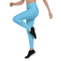 St Lucia Blue Leggings - Conscious Apparel Store