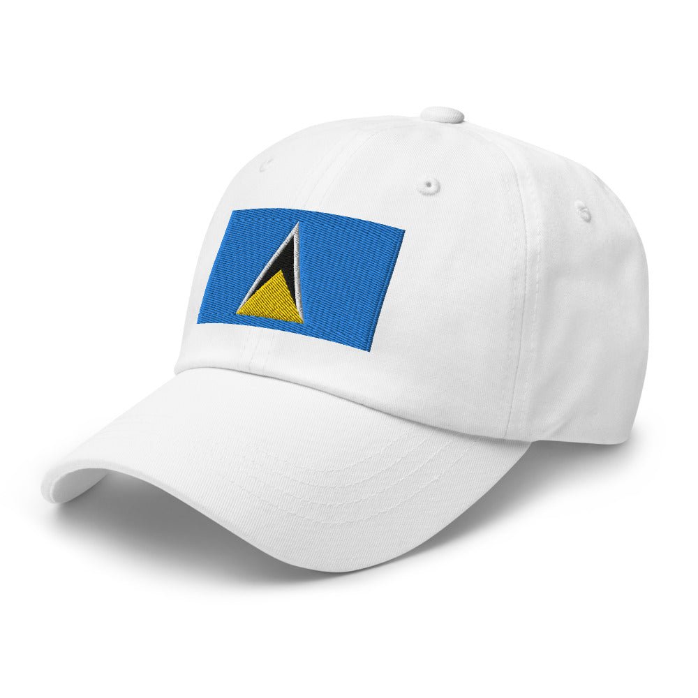 St Lucia Flag Ball Cap - Conscious Apparel Store