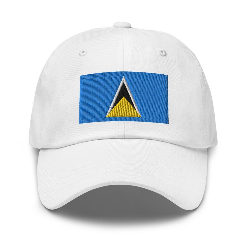 St Lucia Flag Ball Cap - Conscious Apparel Store