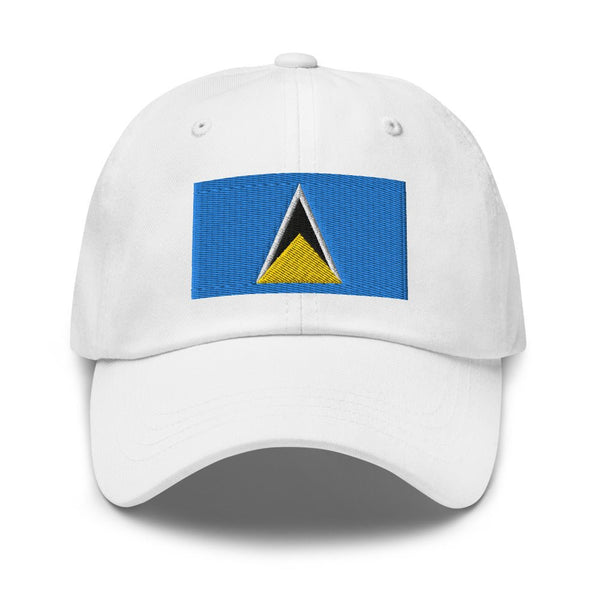 St Lucia Flag Ball Cap - Conscious Apparel Store