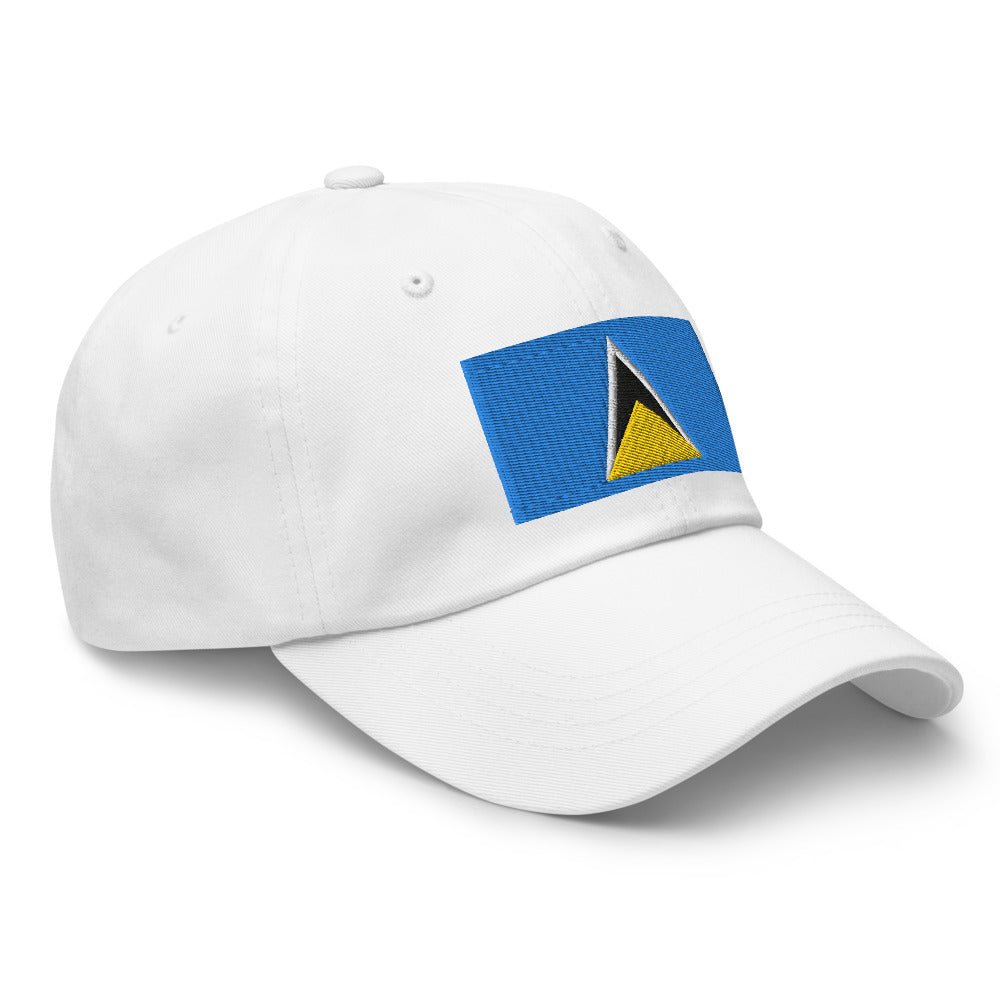 St Lucia Flag Ball Cap - Conscious Apparel Store
