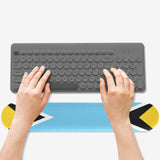St Lucia Flag Keyboard Wrist Rest Pad - Conscious Apparel Store