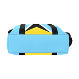 St Lucia Flag Large Capacity Duffle Bag - Conscious Apparel Store