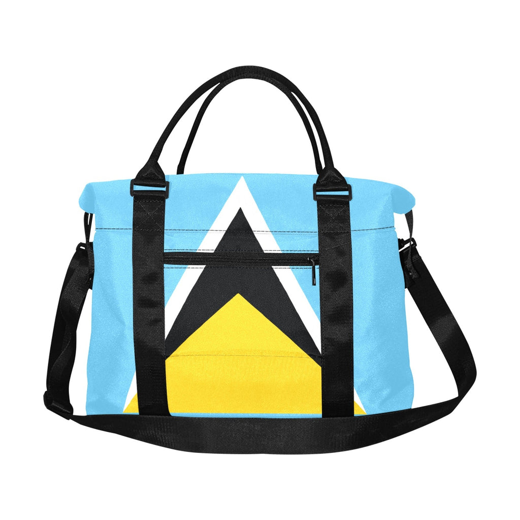 St Lucia Flag Large Capacity Duffle Bag - Conscious Apparel Store