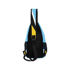 St Lucia Flag Men's Casual Chest Bag - Conscious Apparel Store