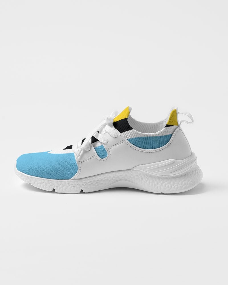 St Lucia Flag Men's Two-Tone Sneaker - Conscious Apparel Store