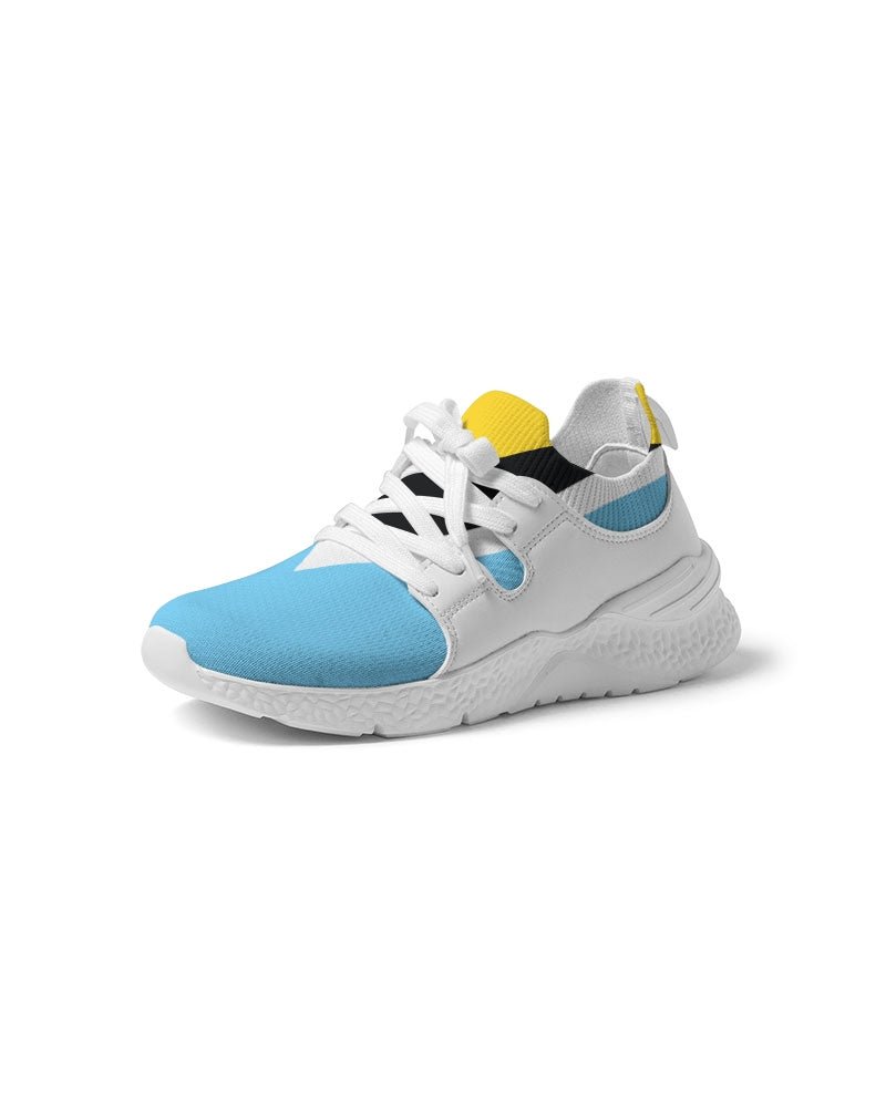 St Lucia Flag Men's Two-Tone Sneaker - Conscious Apparel Store