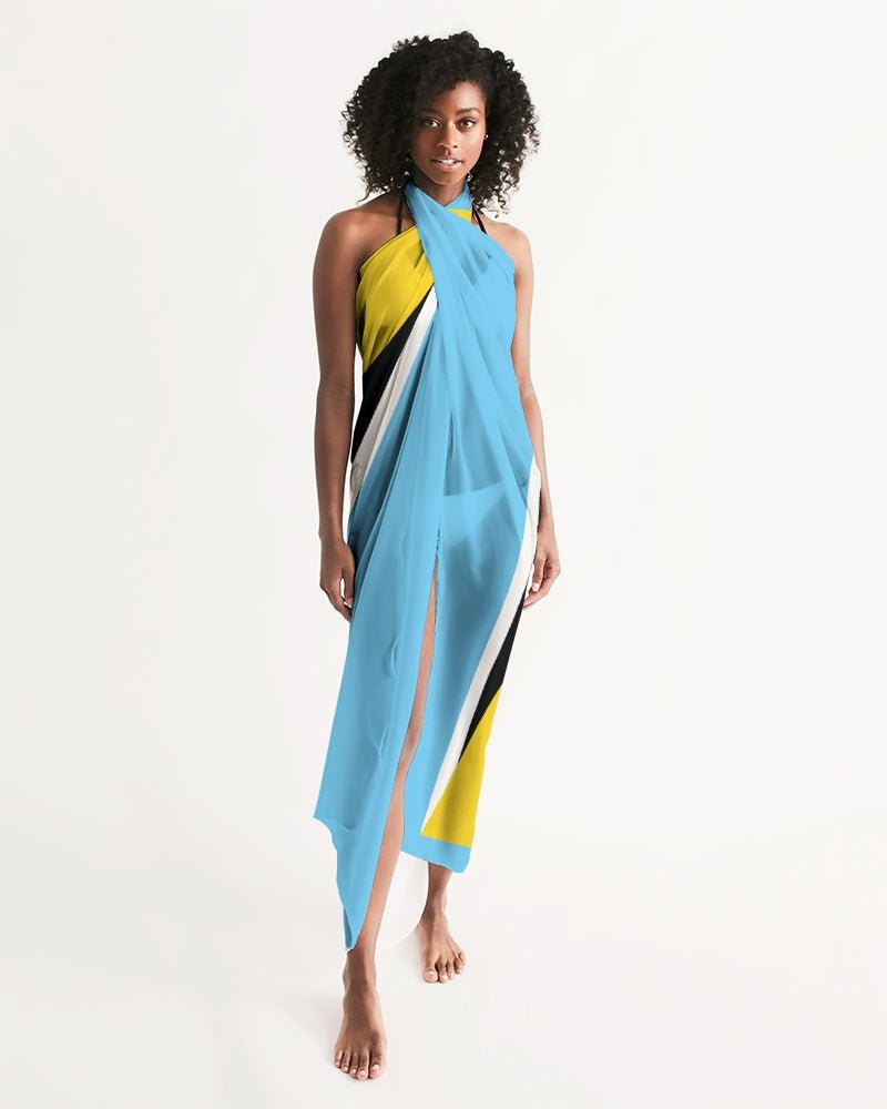 St Lucia Flag Swim Cover Up - Conscious Apparel Store