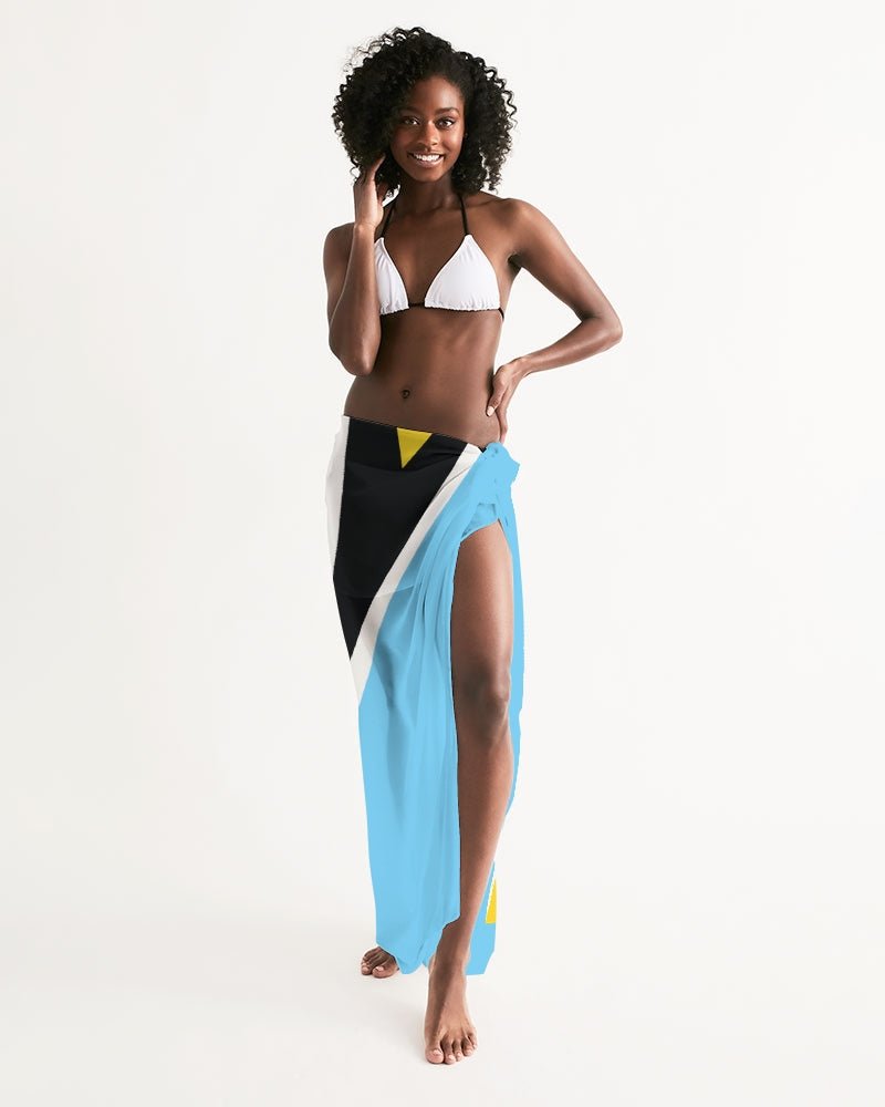 St Lucia Flag Swim Cover Up - Conscious Apparel Store