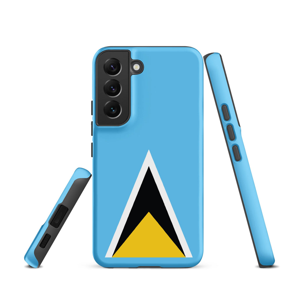St Lucia Flag Tough case for Samsung® - Conscious Apparel Store