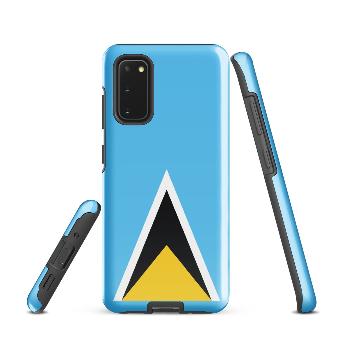 St Lucia Flag Tough case for Samsung® - Conscious Apparel Store