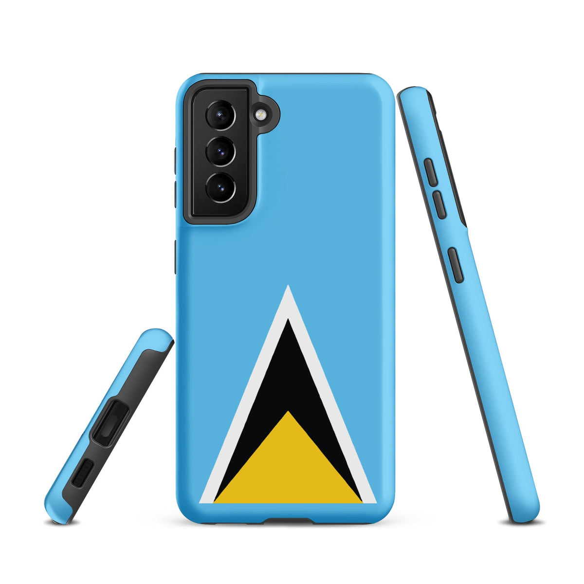 St Lucia Flag Tough case for Samsung® - Conscious Apparel Store