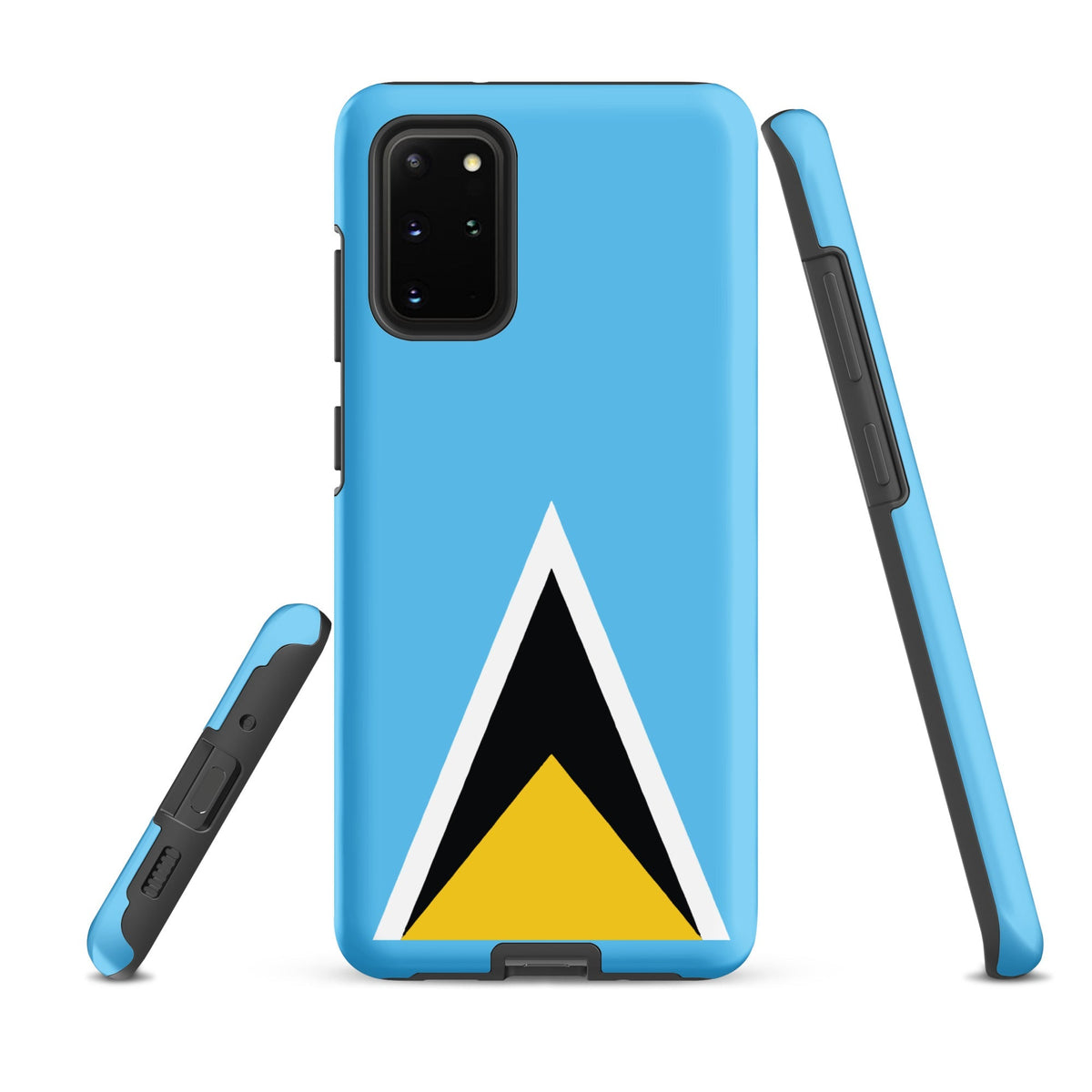 St Lucia Flag Tough case for Samsung® - Conscious Apparel Store