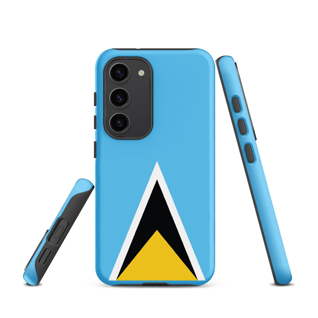 St Lucia Flag Tough case for Samsung® - Conscious Apparel Store