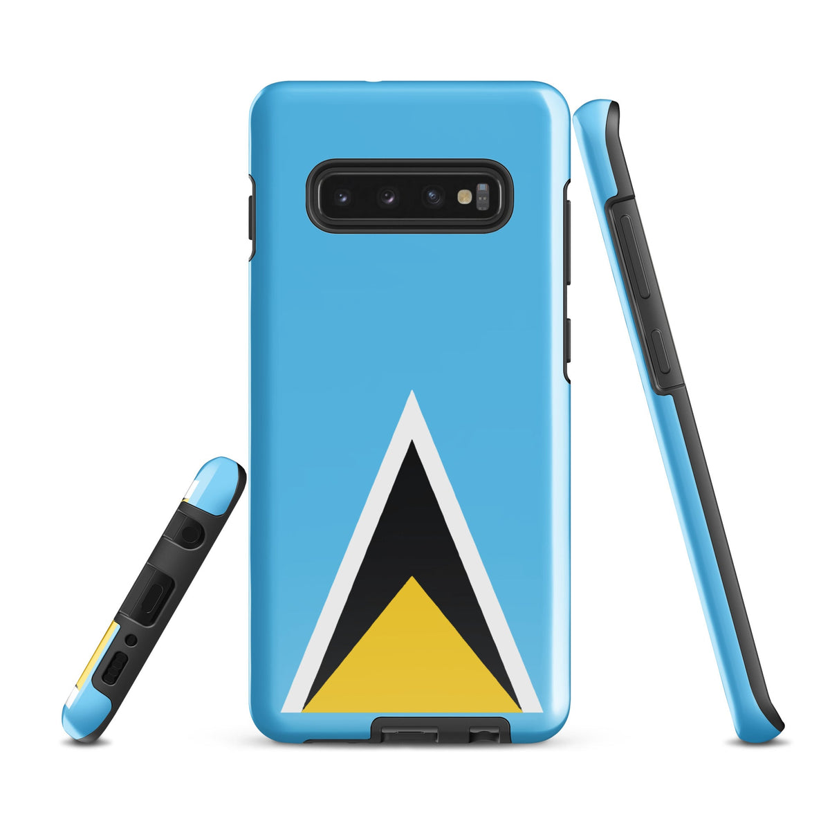 St Lucia Flag Tough case for Samsung® - Conscious Apparel Store