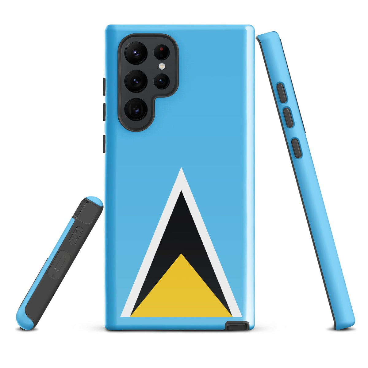 St Lucia Flag Tough case for Samsung® - Conscious Apparel Store