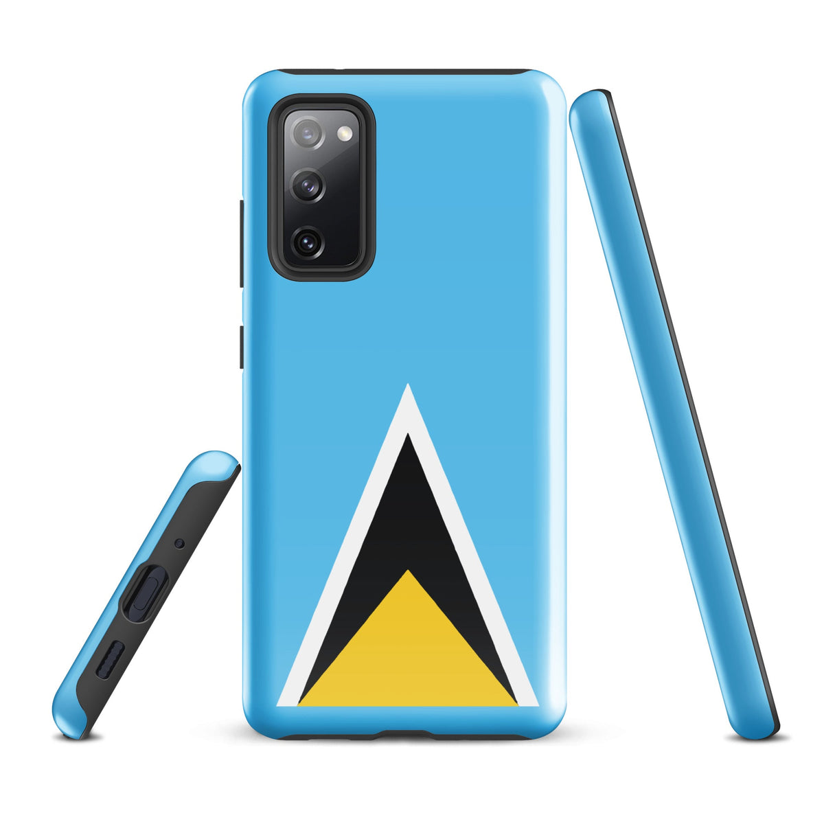 St Lucia Flag Tough case for Samsung® - Conscious Apparel Store